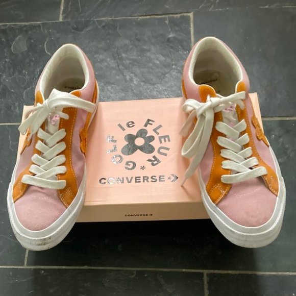 *TAKE 1/2 OFF: Converse One Star X Tyler the Creator Golf Le Fleur Pink/Orange - Picture 4 of 8